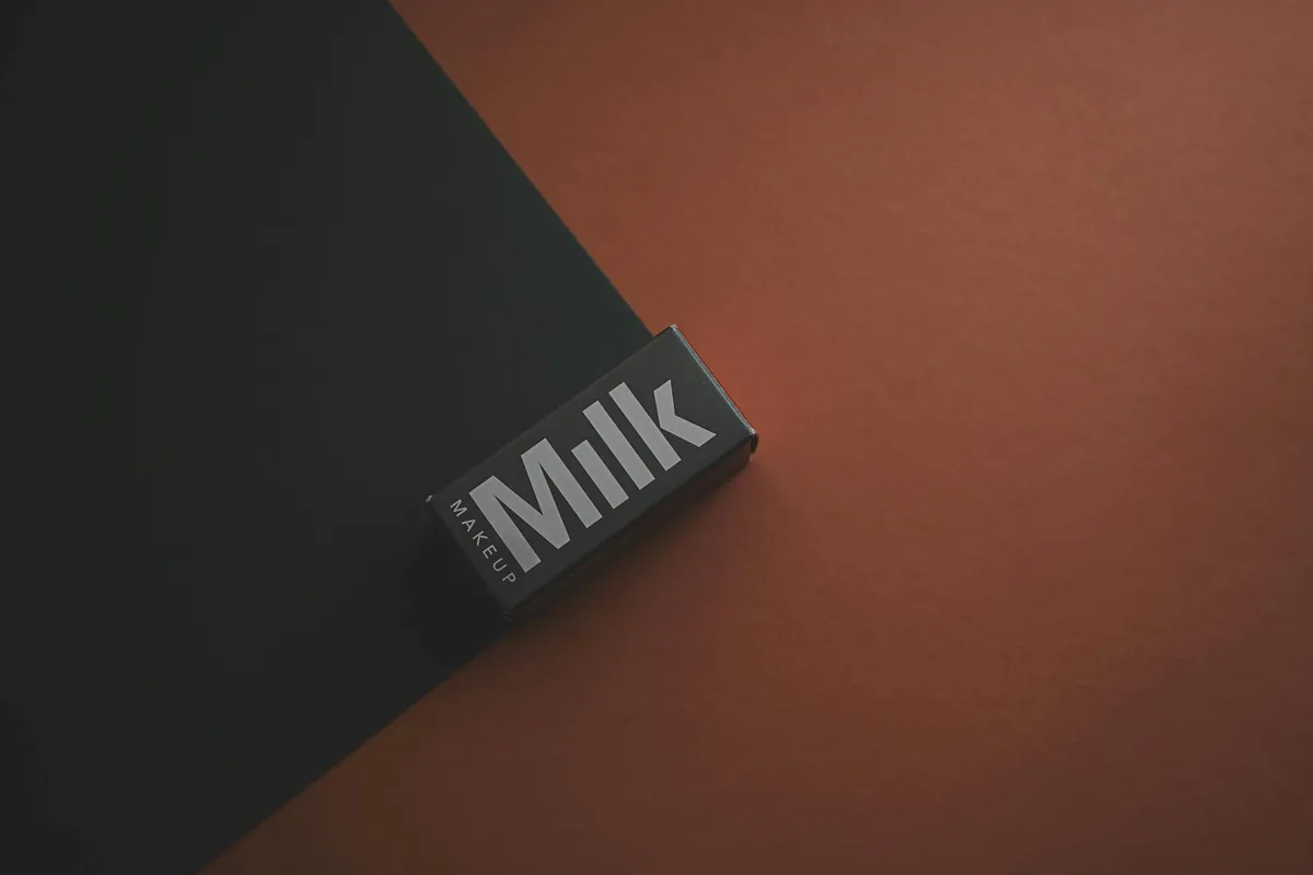 Beauty product packaging on a clean surface